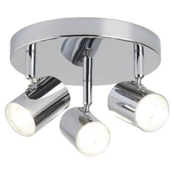 LED mennyezeti lámpa, Rollo, három égős, króm kép