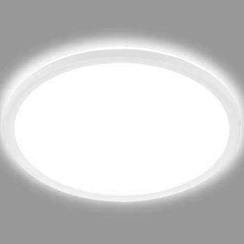LED mennyezeti lámpa Slim, kerek, 42cm kép