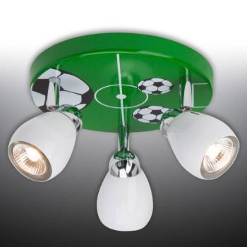 LED mennyezeti lámpa Soccer, három égő kép
