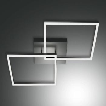 LED mennyezeti lámpa táb. 65x65cm, 2-égő antracit kép