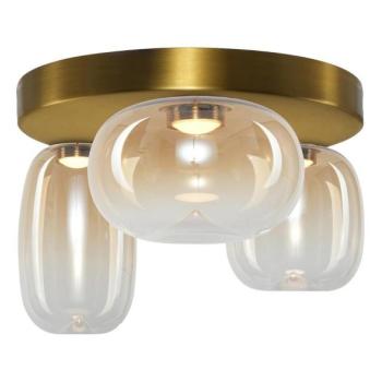  LED Mennyezeti lámpa VASO LED/12W/230V átm. 42 cm arany/füstös  kép