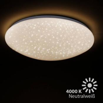 LED mennyezeti lámpa Vipe, csillagos égbolt hatás, 49 cm kép