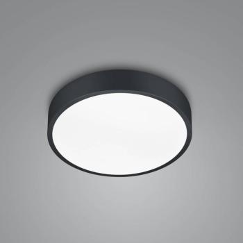 LED mennyezeti lámpa Waco, CCT, Ø 31 cm, fekete matt kép