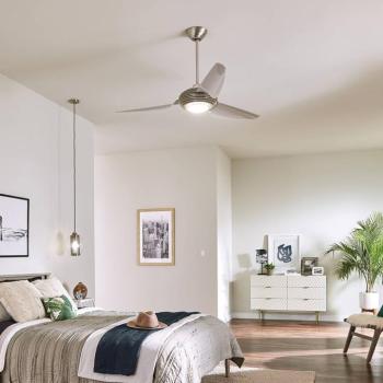 LED mennyezeti ventilátor Voya krém kép