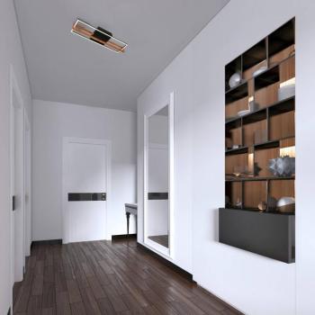 LED mennyezeti világítás 3777015 téglalap, faelem kép