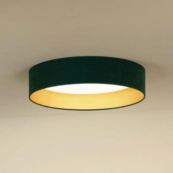 LED mennyezeti világítás Plafond, bársony zöld, Ø 45 cm, 3-lépcsős dimmelhető kép