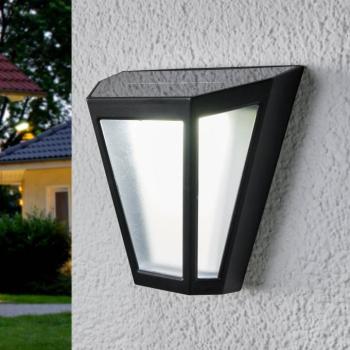 LED napelemes fali lámpa Yago, matt lámpabúrával kép