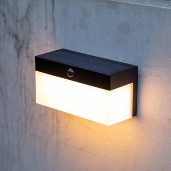LED napelemes külső fali világítás Fran, CCT kép
