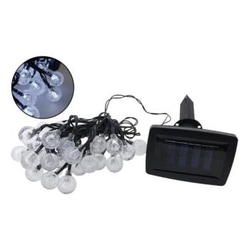  LED Napelemes kültéri lánc 30xLED/1,2V 300 mAh 6,5 m IP44  kép
