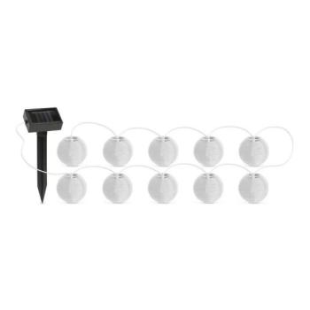  LED Napelemes lánc 10xLED/1,2V 300mAh 3,7m IP44 hideg fehér  kép