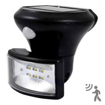  LED napelemes reflektor érzékelővel LED/5W/3,7V 2000 mAh IP44  kép