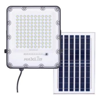  LED Napelemes reflektor LED/100W/3,2V 4500K IP65 + távirányítás  kép