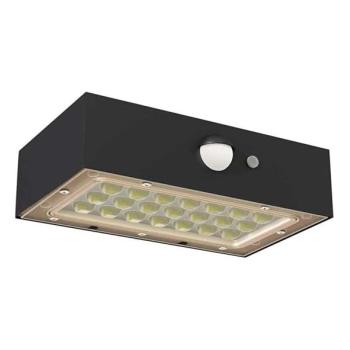 LED Napelemes reflektor mozgásérzékelővel LED/3,7V 1200mAh 4000K IP65 fekete  kép