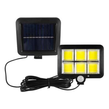  LED napelemes reflektor szenzorral LED/1,5W/3,7V 6000K IP44 1200 mAh  kép