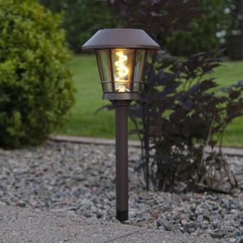 LED napelemes talapzatfény Fergus lámpa alakban kép
