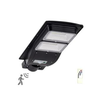  LED napelemes utcai lámpa szenzorral STREET 2xLED/6W/3,2V IP65 + DO  kép