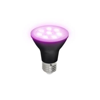  LED növénytermesztő izzó PLANTY E27/7W/230V 1200K fekete  kép