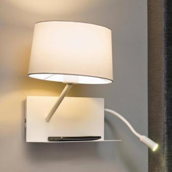 LED olvasókarral - funkcionális Praktikus fali lámpa kép