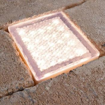 LED padlósüllyesztett lámpa Tabit, 10 x 10 cm, járható kép