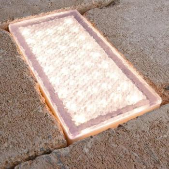 LED padlósüllyesztett lámpa Tabit, 10 x 20 cm, járható kép