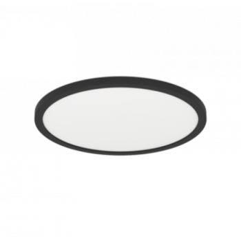 LED panel , 14.6W , RGB , CCT , dimmelhető , backlight effect , 29.5 cm , kerek , fekete , EGLO Connect.Z , Zigbee , ROVITO-Z , 900091 kép