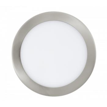 LED panel , 15.6W , süllyesztett , kerek , dimmelhető , RGB , CCT , nikkel keret , EGLO , Connect , FUEVA-C , 96676 kép