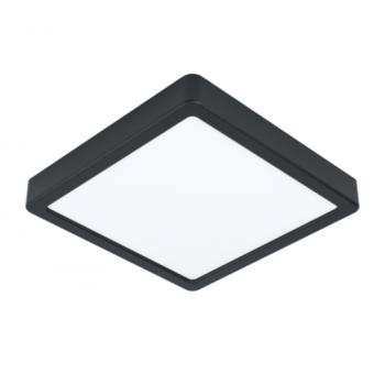 LED panel , 16.5W , falon kívüli , négyzet , természetes fehér , fekete keret , EGLO , FUEVA 5 , 99256 kép