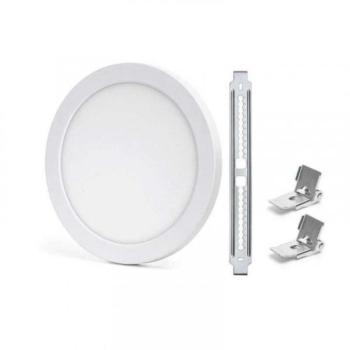 LED panel , 18W , süllyesztett/falon kívüli , kerek , CCT , 3 színhőmérséklet , 3in1 kép
