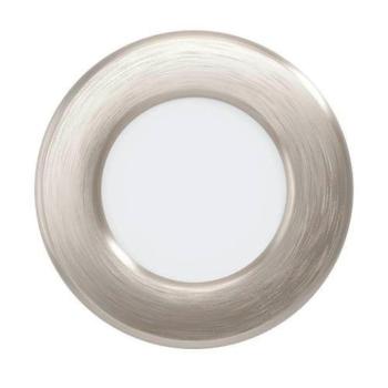 LED panel , 2.7W , süllyesztett , kerek , természetes fehér , nikkel keret , EGLO , FUEVA 5 , 99152 kép