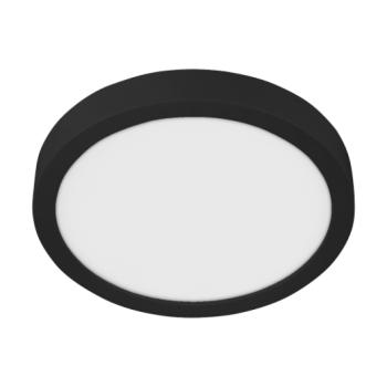 LED panel , 20.5W , falon kívüli , kerek , természetes fehér , fekete keret , IP44 ,  EGLO , FUEVA 5 , 30761 kép