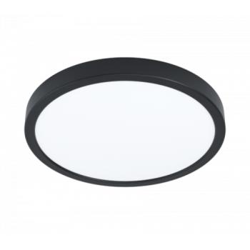 LED panel , 20W , falon kívüli , kerek , meleg fehér , fekete keret , IP44 , EGLO , FUEVA 5 , 99267 kép