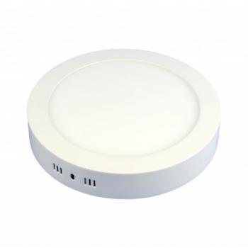 LED panel , 24W , falon kívüli , kerek , hideg fehér , OSRAM chip kép