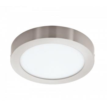 LED panel , 24W , falon kívüli , kerek , meleg fehér , nikkel keret , EGLO , FUEVA , 94527 kép