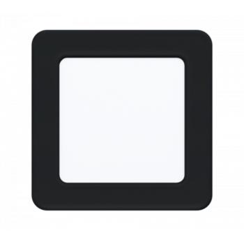 LED panel , 5.5W , süllyesztett , négyzet , természetes fehér , fekete keret , EGLO , FUEVA 5 , 99187 kép