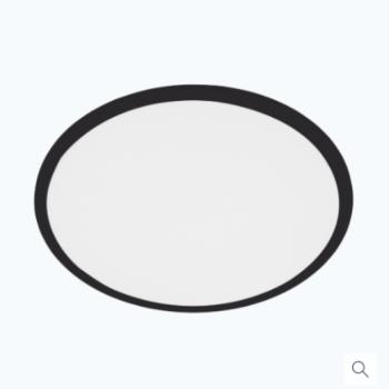 LED panel , 60 cm , 32.5W , RGB , CCT , dimmelhető , kerek , fekete keret , EGLO , SALOBRENA-TW , 75577 kép