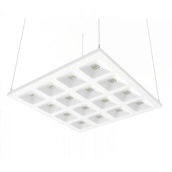 LED panel , 600 x 600 mm , 34-40 Watt , 3760-4420lm , 110 lm/W , meleg fehér , UGR&lt;16 , TOSHIBA , 5 év garancia kép