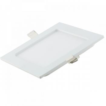 LED panel , 6W , süllyesztett , négyzet , CCT , 3 színhőmérséklet , 3in1 , IP44 , Optonica kép