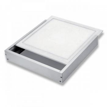 Led panel , beépítő keret , magasított , szerelhető , 600x600x65 mm , fehér , Elmark kép