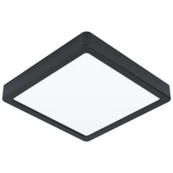 LED panel , falon kívüli , 19.5W , CCT , dimmelhető , 28.5 x 28.5 cm , négyzet , fekete , IP44 , EGLO Connect.Z , Zigbee , FUEVA-Z , 98854 kép