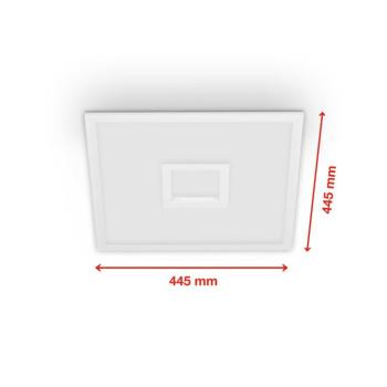 LED panel középső hátlap CCT RGB 45x45cm fehér kép