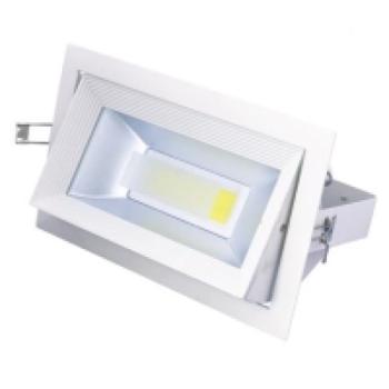 LED panel , mélysugárzó , 30 W , süllyesztett , négyszög , természetes fehér kép