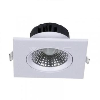 LED panel , mélysugárzó , 5W , süllyesztett , négyzet , természetes fehér kép