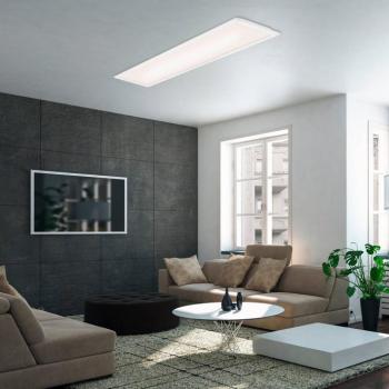 LED panel Simple, fehér, ultralapos, 100 x 25 cm kép
