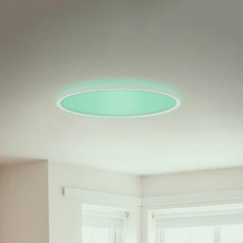 LED panel Slim kerek RGBW effekt Ø 42 cm fehér kép