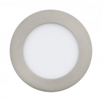 LED panel , süllyesztett , 5.4W , CCT , dimmelhető , 12 cm , kerek , matt nikkel , IP44 , EGLO Connect.Z , Zigbee , FUEVA-Z , 900112 kép