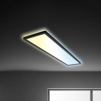 LED panel Tava CCT, fekete, 98 x 20 cm, háttérvilágítás műanyagból kép