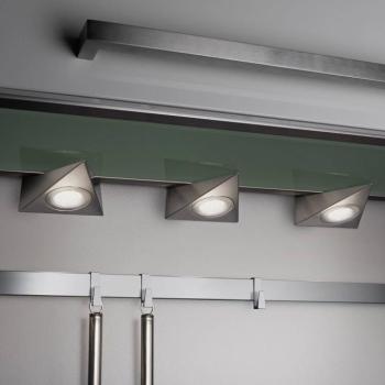 LED pultvilágító lámpa Ecco 3 db, nikkel matt kép