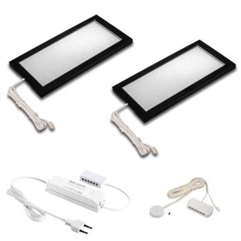 LED pultvilágító Sky szabályzós 2db 3 000 K fekete kép