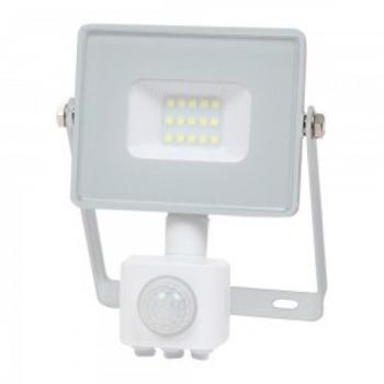 LED reflektor , 30 Watt , mozgásérzékelős , hideg fehér , SAMSUNG chip , 5 év garancia , IP65 , fehér kép