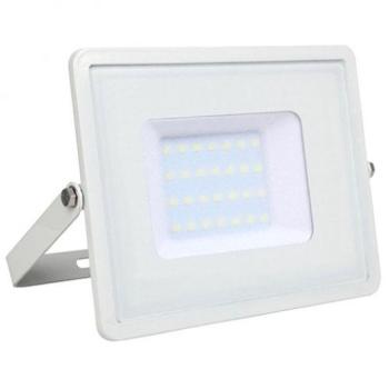 LED reflektor , 30 Watt , Ultra Slim , hideg fehér , SAMSUNG chip , 5 év garancia , fehér kép